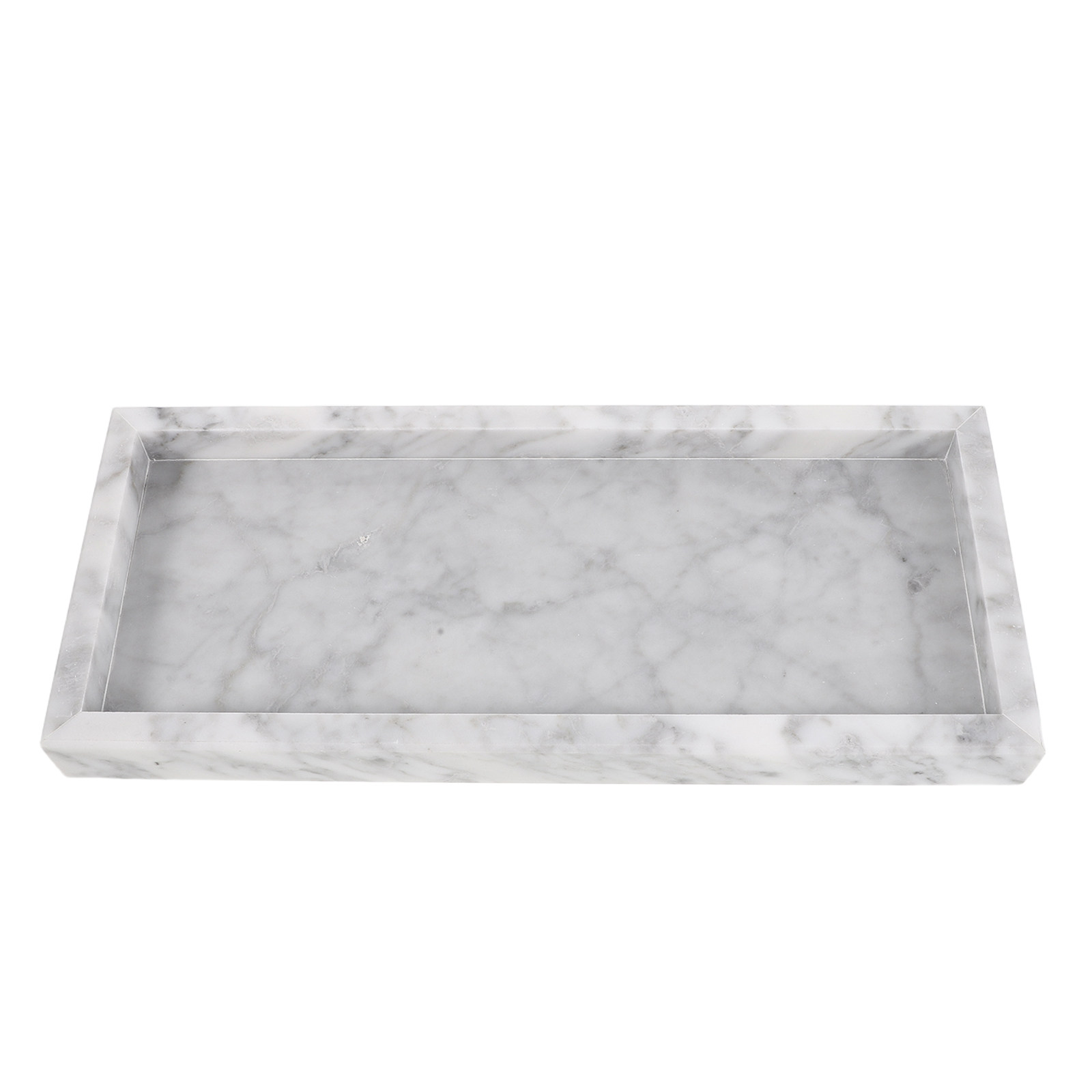 12x5 Rectangle Marble Tray Van - огляд і ціна Home Bathroom Organizer