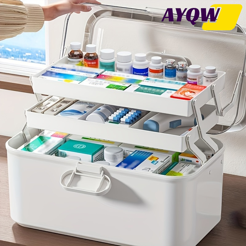 Large Capacity Clear Lid Medic - огляд і ціна Home Bathroom Organizer