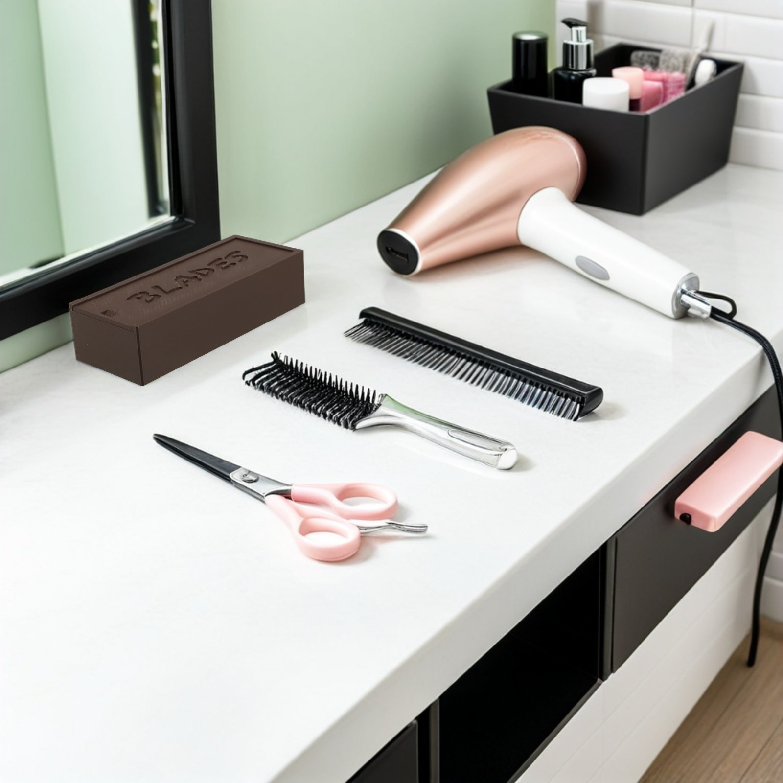 Clipper Blade Storage Case Dou - огляд і ціна Home Bathroom Organizer
